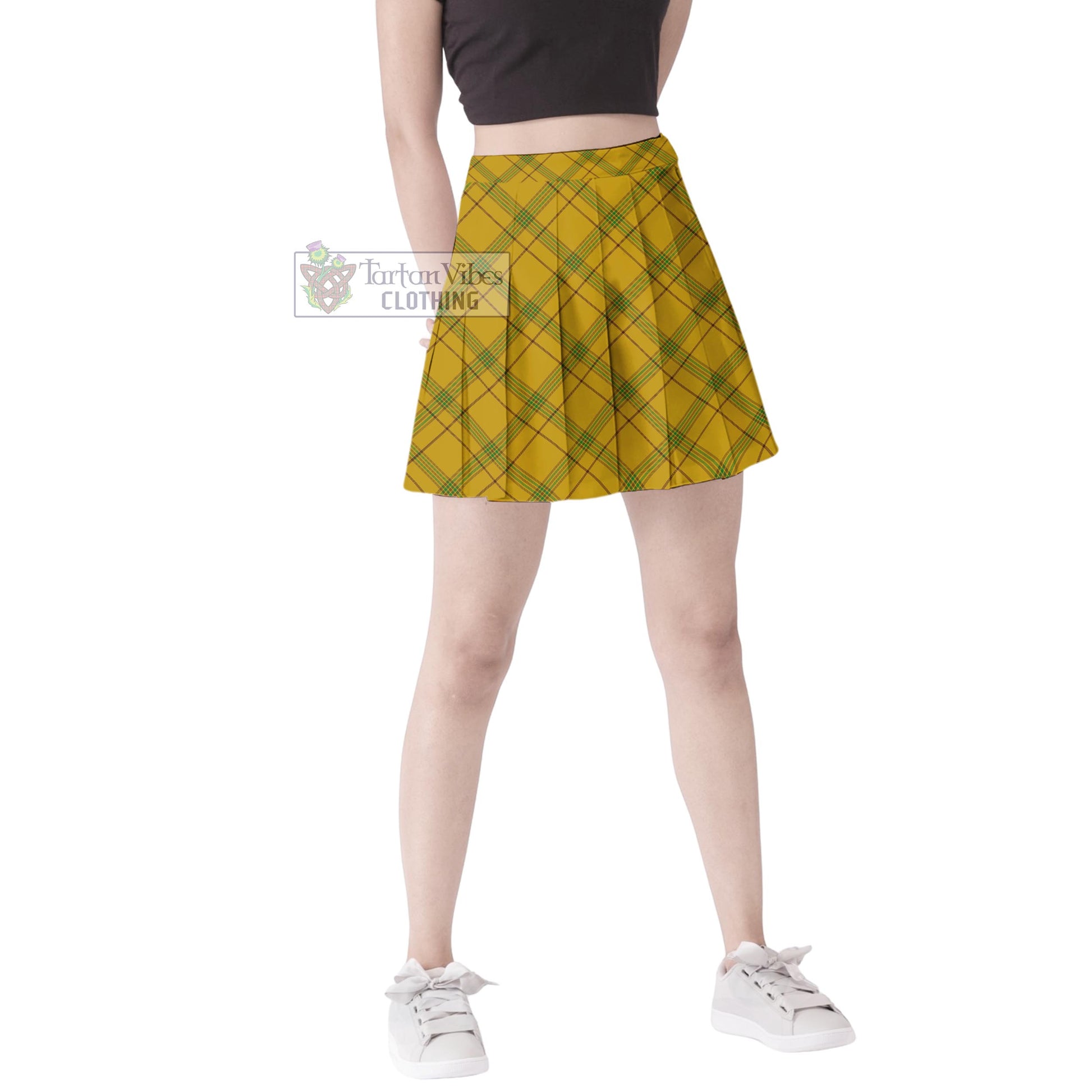 Tartan Vibes Clothing Houston Tartan Women's Plated Mini Skirt