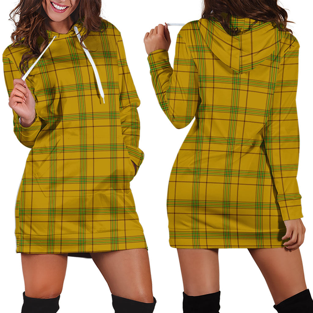 Houston Tartan Hoodie Dress - Tartan Vibes Clothing