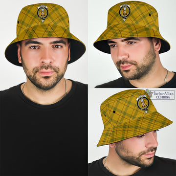 Houston Tartan Bucket Hat with Family Crest