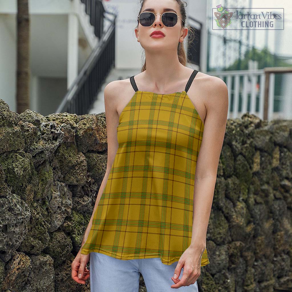 Tartan Vibes Clothing Houston Tartan Loose Halter Neck Camisole