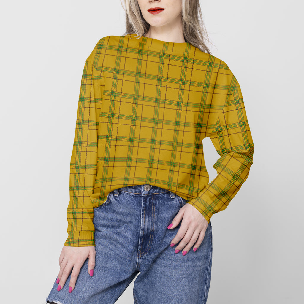 Houston Tartan Sweatshirt Unisex - Tartan Vibes Clothing