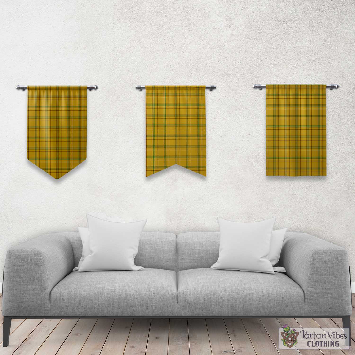 Tartan Vibes Clothing Houston Tartan Gonfalon, Tartan Banner