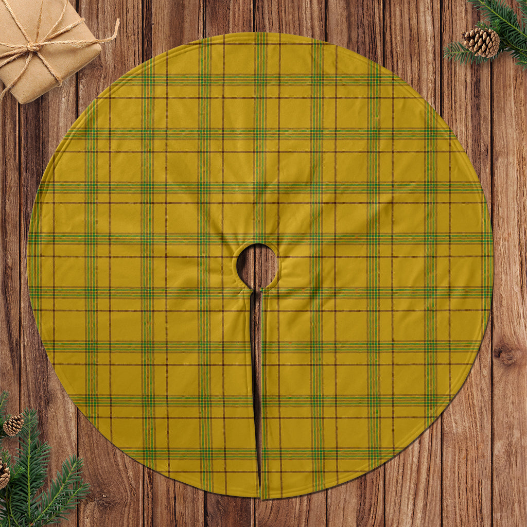 Houston Tartan Christmas Tree Skirt - Tartanvibesclothing