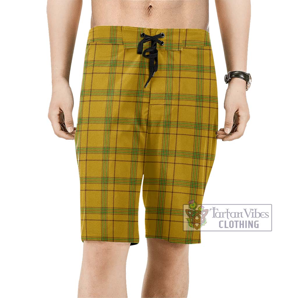 Houston Tartan Men's Board Shorts Men - Tartan Vibes Clothing