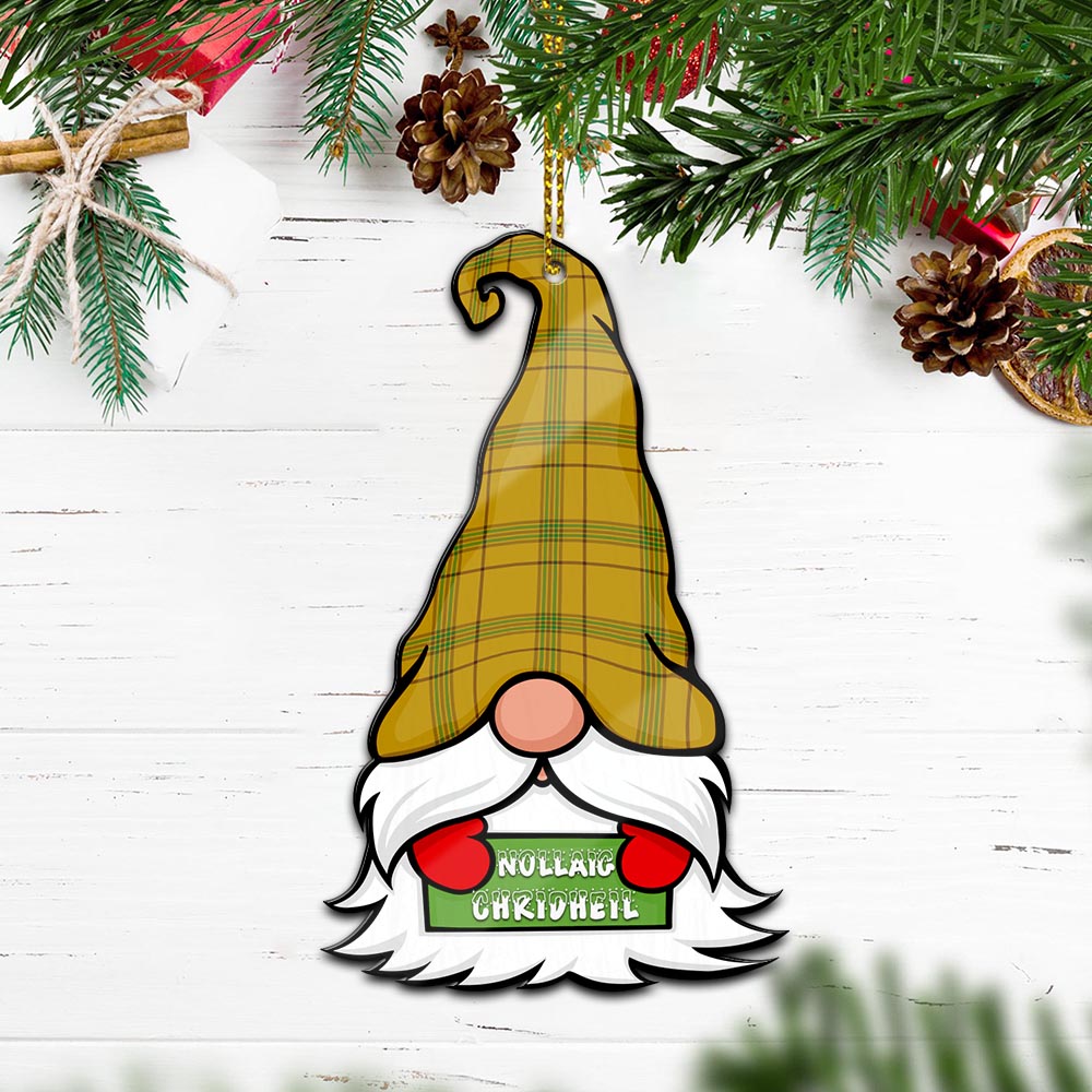 Houston Gnome Christmas Ornament with His Tartan Christmas Hat - Tartan Vibes Clothing