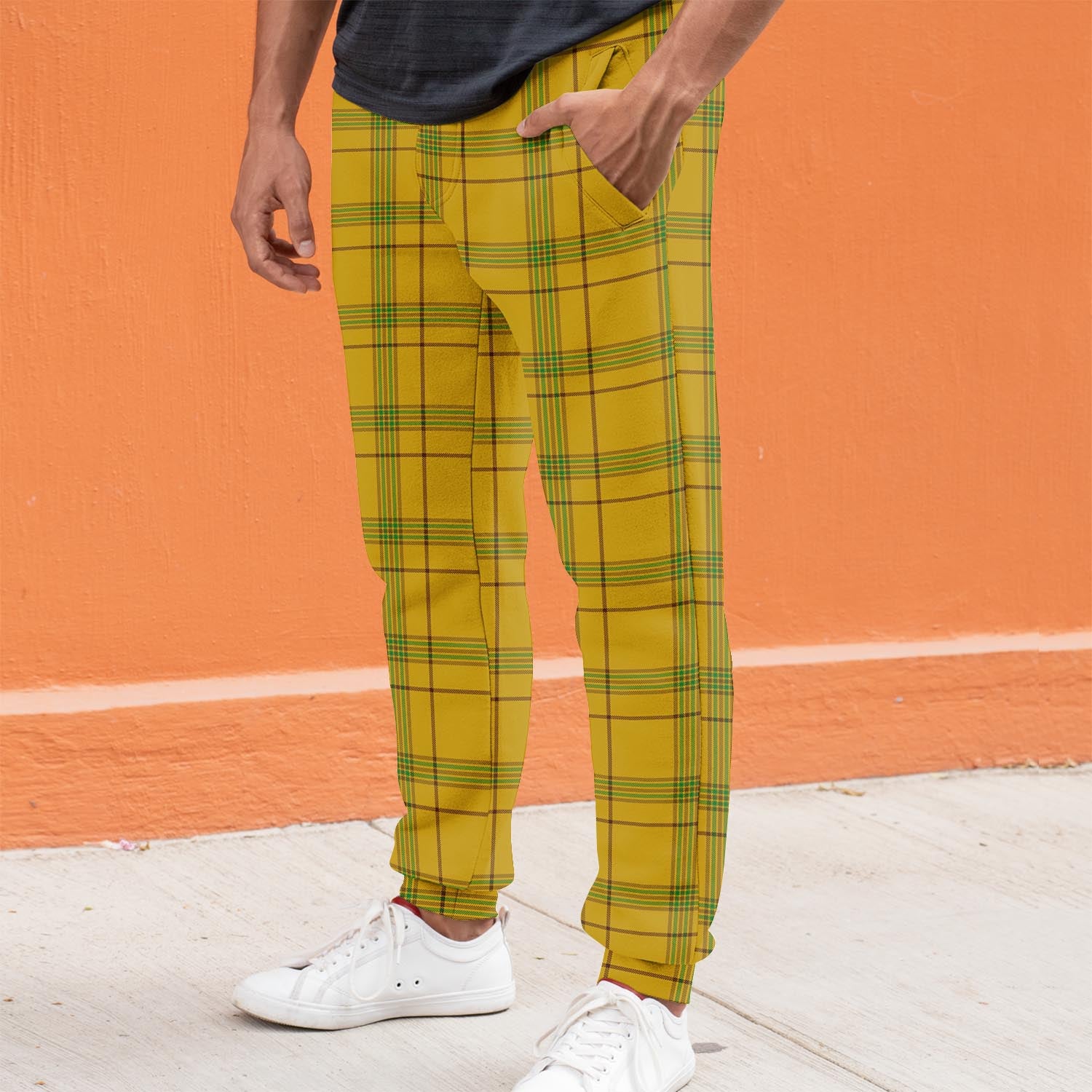 Houston Tartan Joggers Pants S - Tartan Vibes Clothing