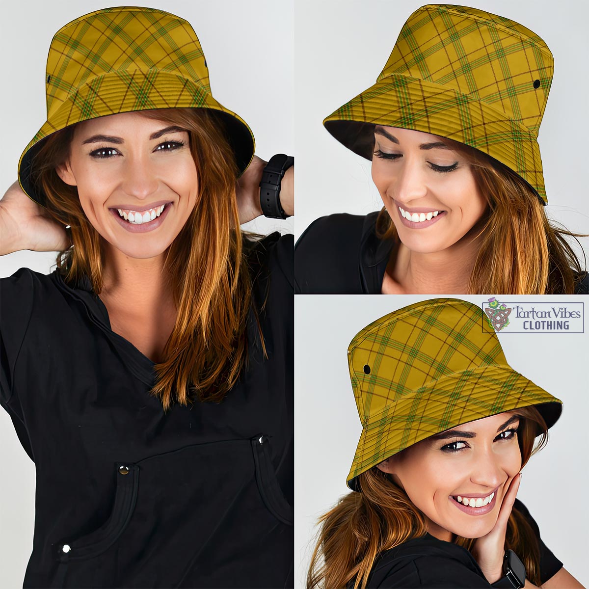 Tartan Vibes Clothing Houston Tartan Bucket Hat