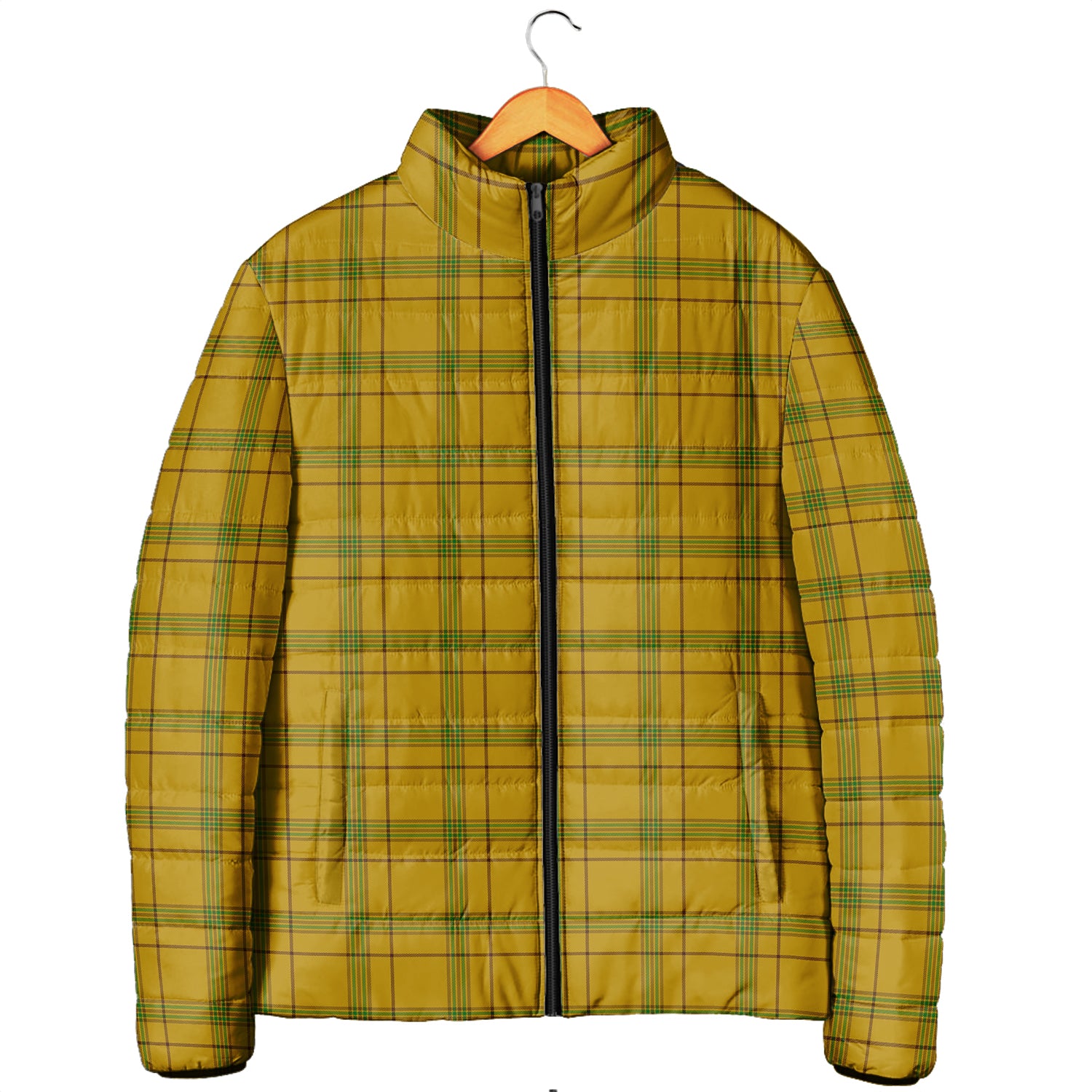 Houston Tartan Padded Jacket Men's Padded Jacket - Tartan Vibes Clothing