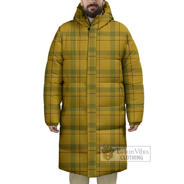 Houston Tartan Long Down Jacket