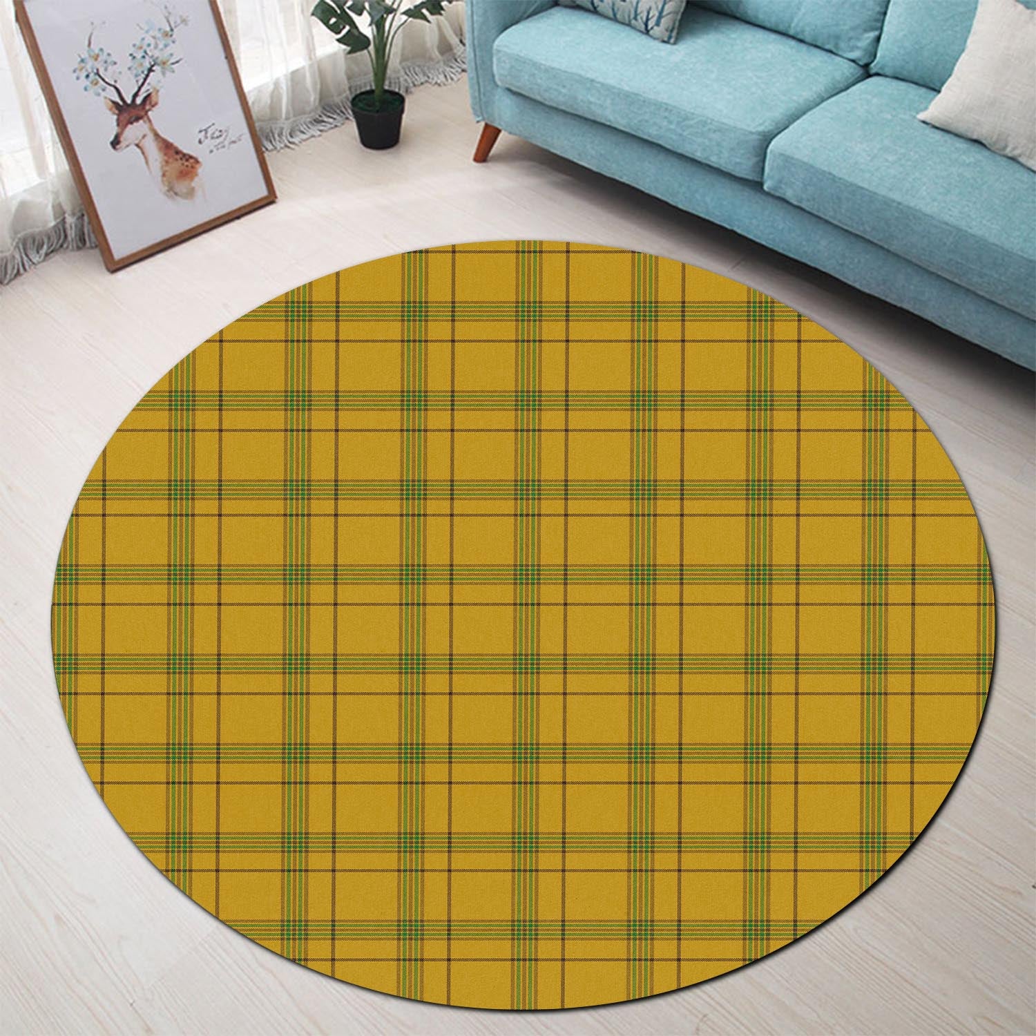 houston-tartan-round-rug