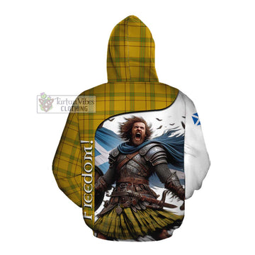 Houston Crest Tartan Cotton Hoodie Inspired by the Freedom of Scottish Warrior