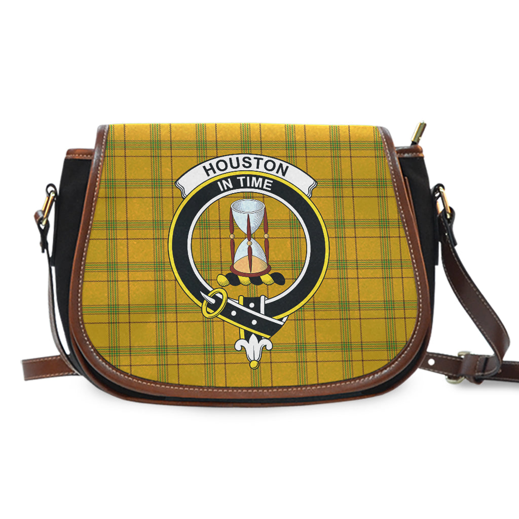 Houston Tartan Saddle Bag with Family Crest - Tartan Vibes Clothing