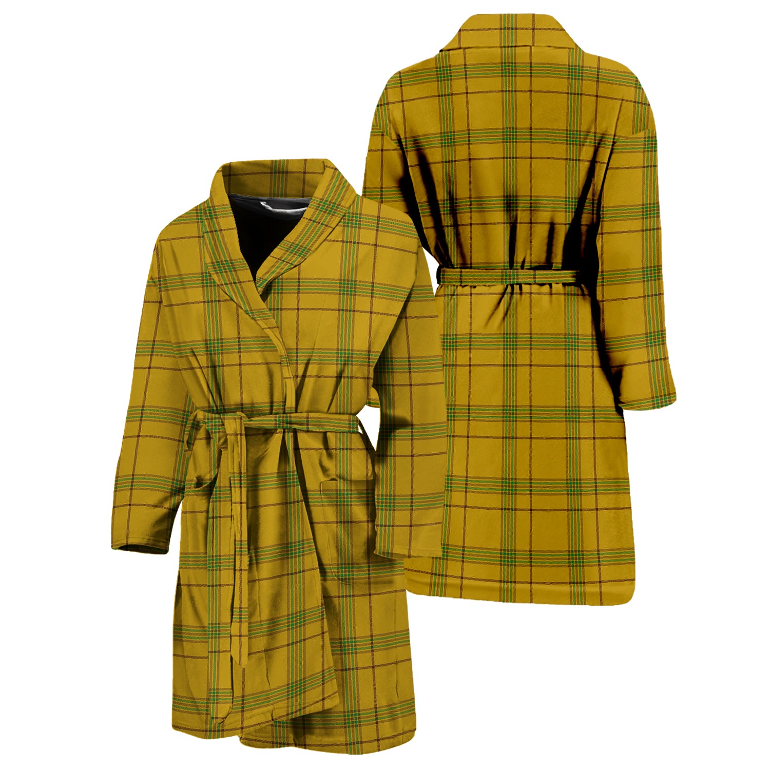 Houston Tartan Bathrobe Unisex M - Tartan Vibes Clothing