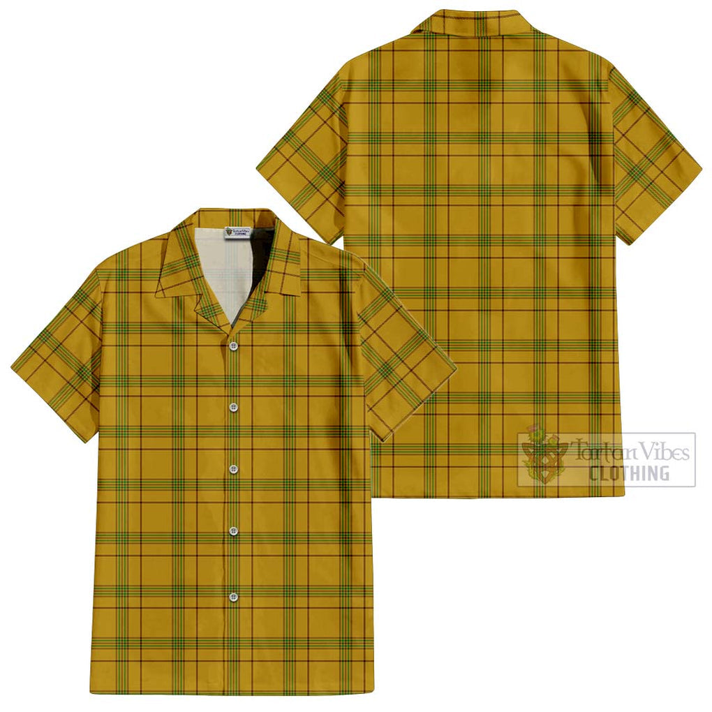 Houston Tartan Cotton Hawaiian Shirt Kid - Tartanvibesclothing Shop