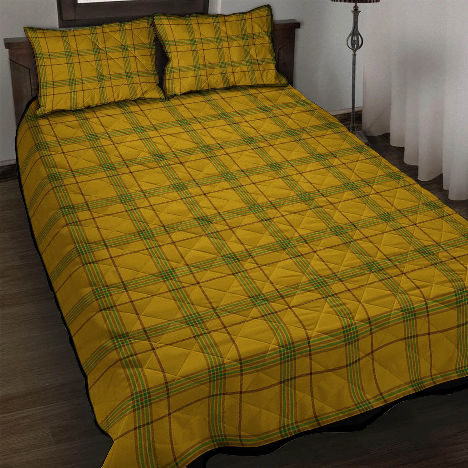 Houston Tartan Quilt Bed Set - Tartan Vibes Clothing