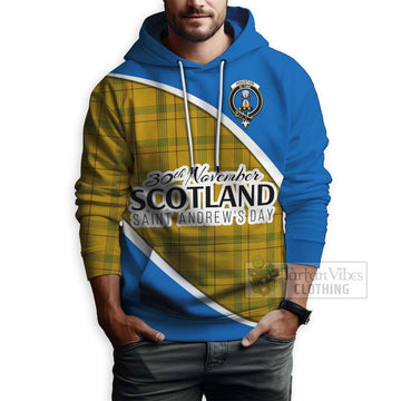 Houston Family Crest Tartan Hoodie Celebrate Saint Andrew's Day in Style