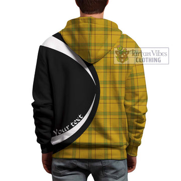 Houston Tartan Hoodie with Family Crest Circle Style