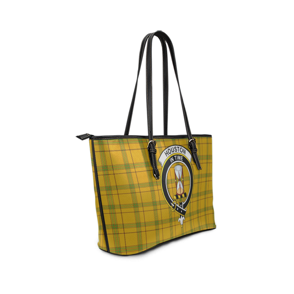 houston-tartan-leather-tote-bag-with-family-crest