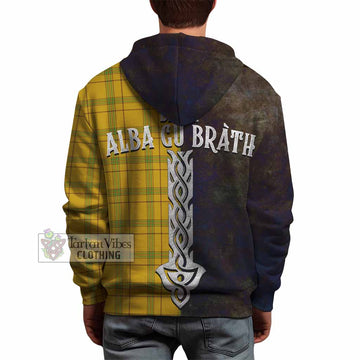 Houston Tartan Family Crest Hoodie Alba Gu Brath Be Brave Lion Ancient Style - Tartan Vibes Clothing