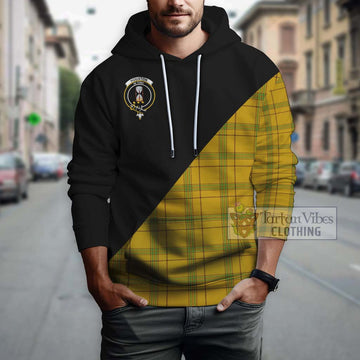 Houston Tartan Hoodie with Family Crest and Military Logo Style