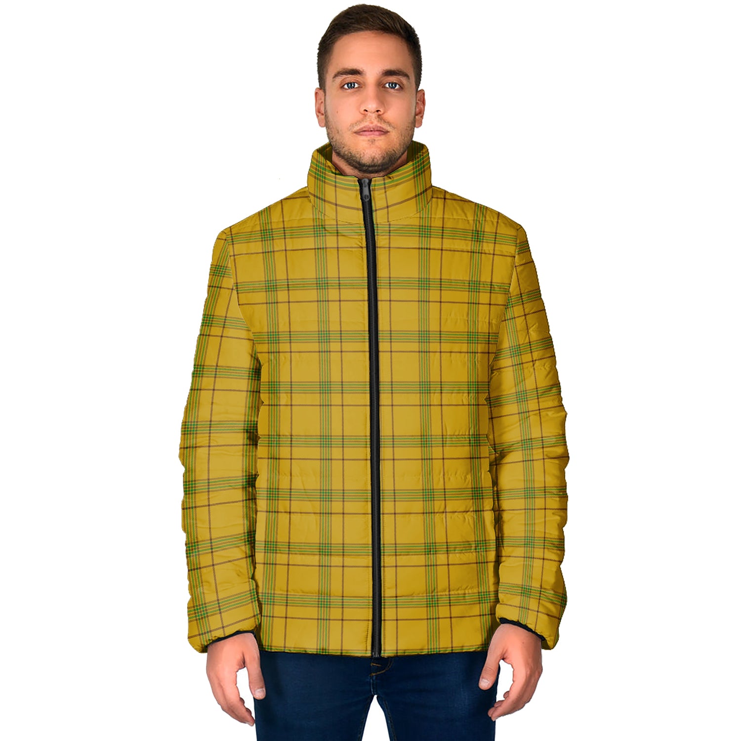 Houston Tartan Padded Jacket - Tartan Vibes Clothing