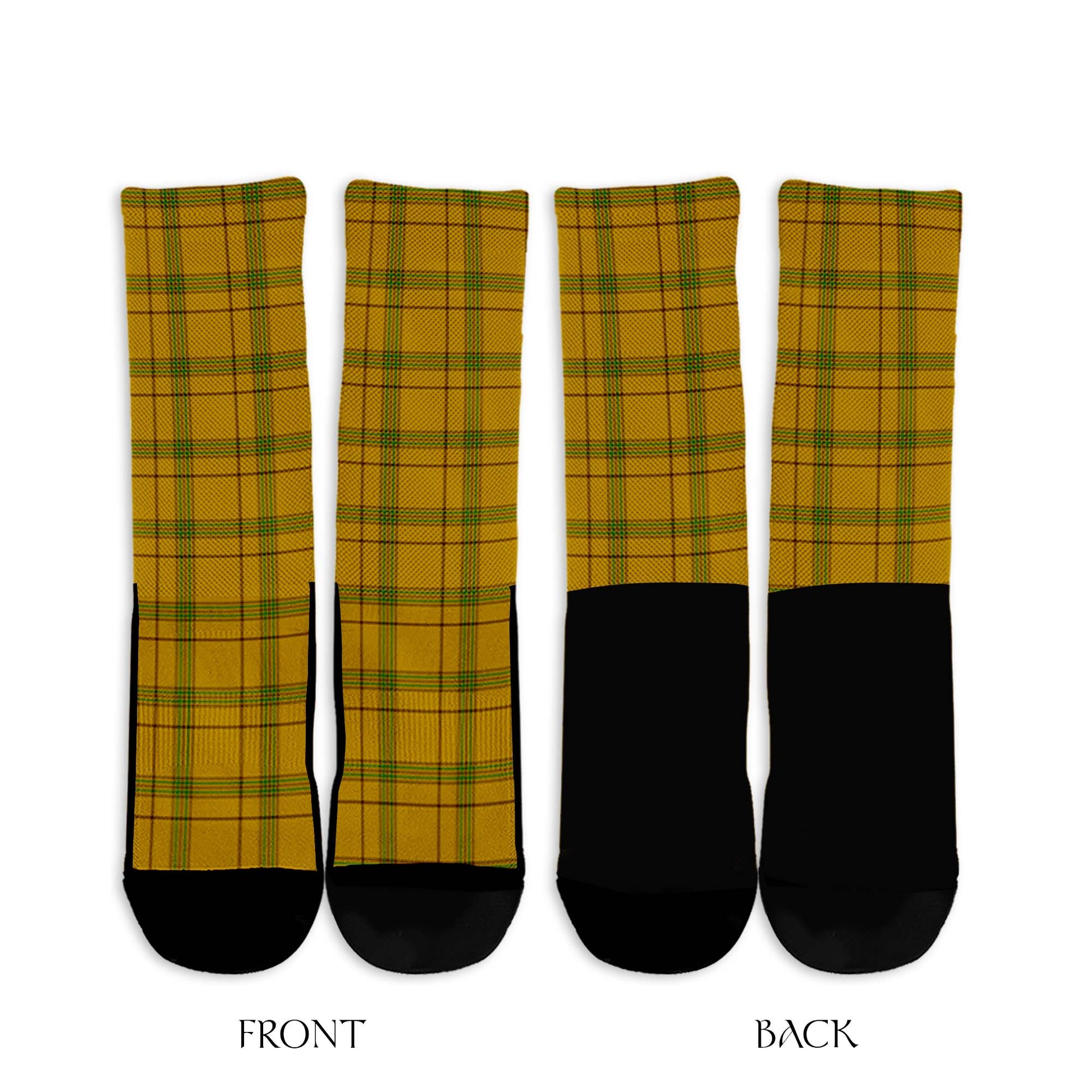 Houston Tartan Crew Socks - Tartanvibesclothing