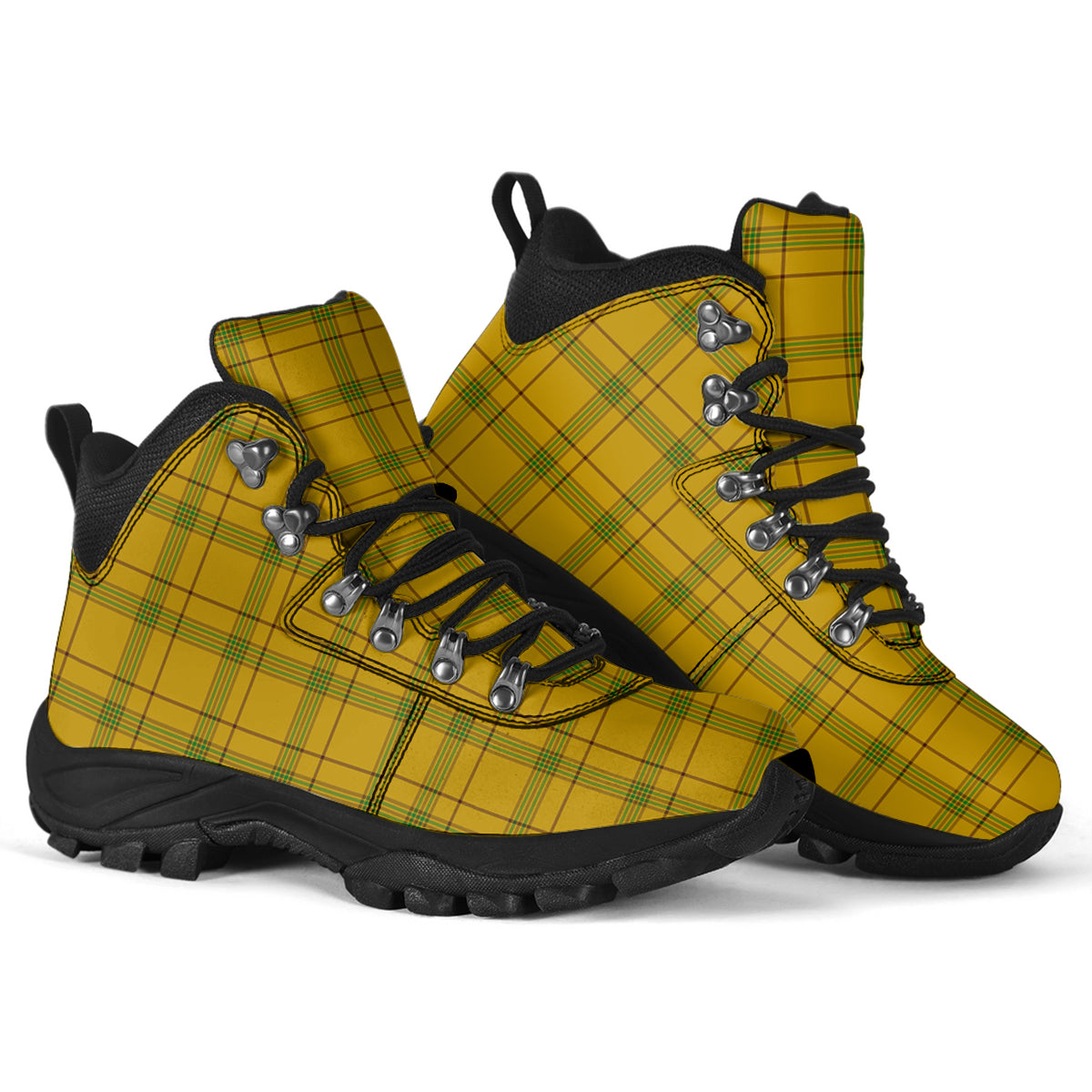 Houston Tartan Alpine Boots - Tartanvibesclothing