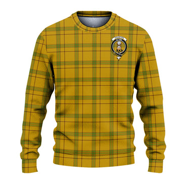 Houston Tartan Ugly Sweater with Family Crest