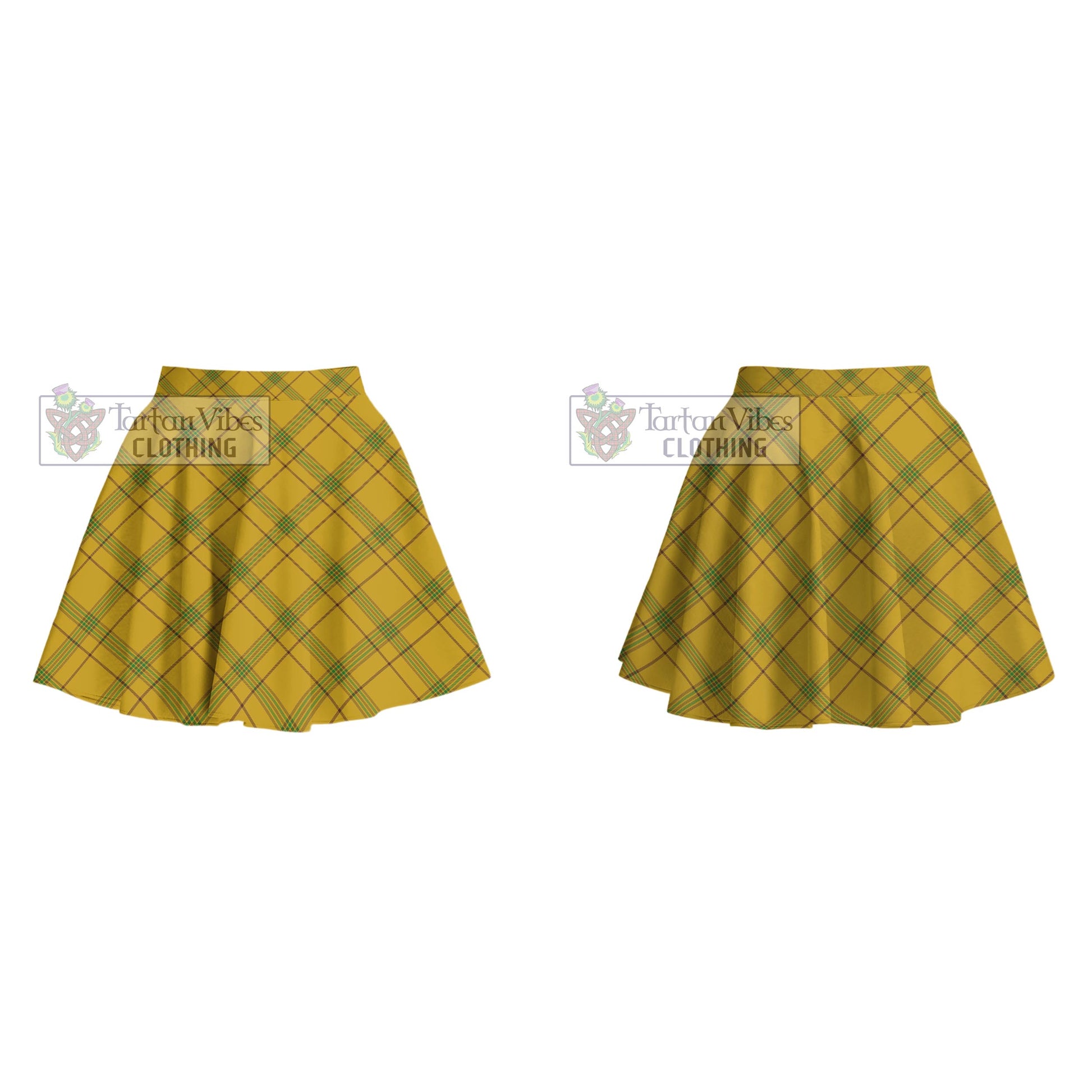 Tartan Vibes Clothing Houston Tartan Women's Plated Mini Skirt