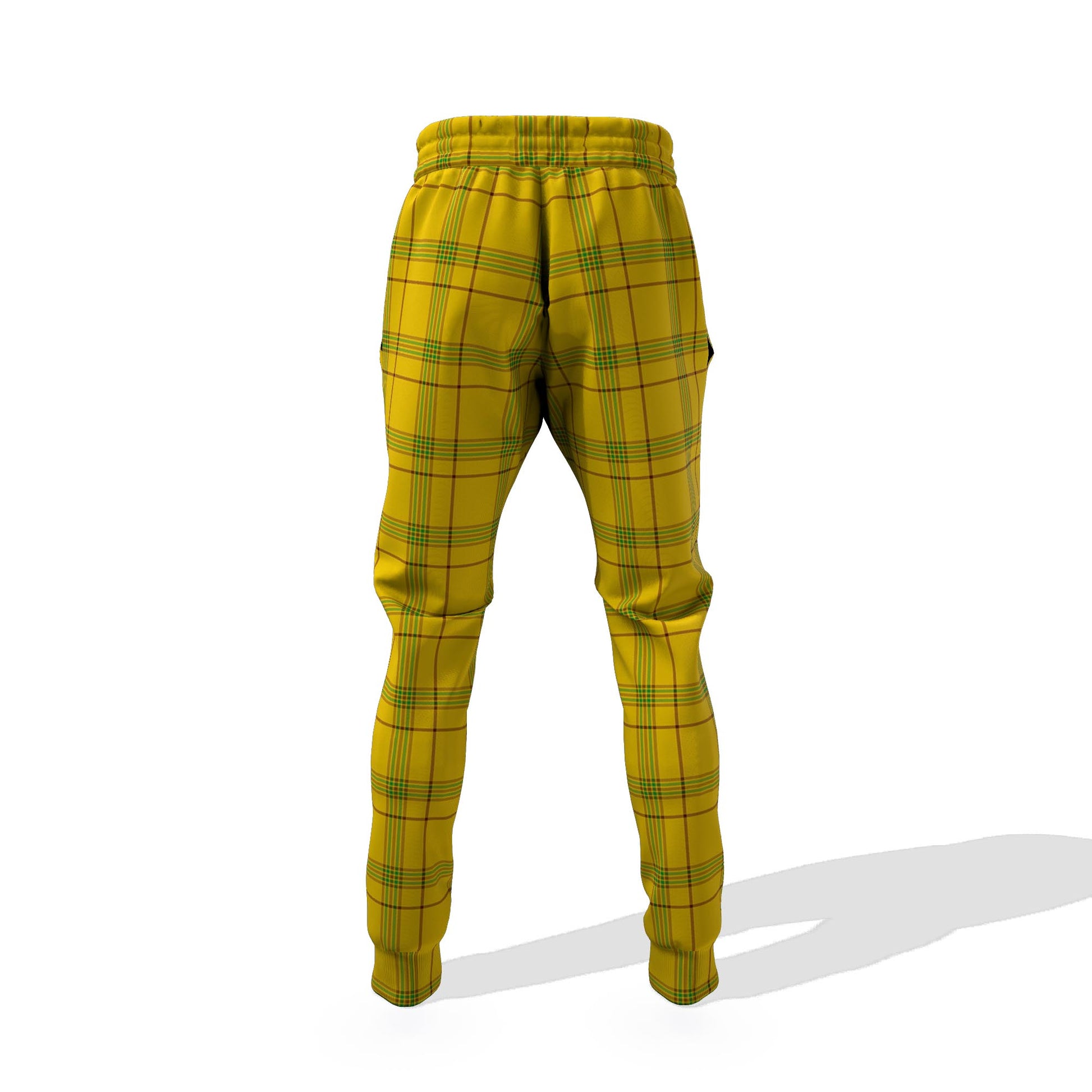 Houston Tartan Joggers Pants with Family Crest - Tartanvibesclothing