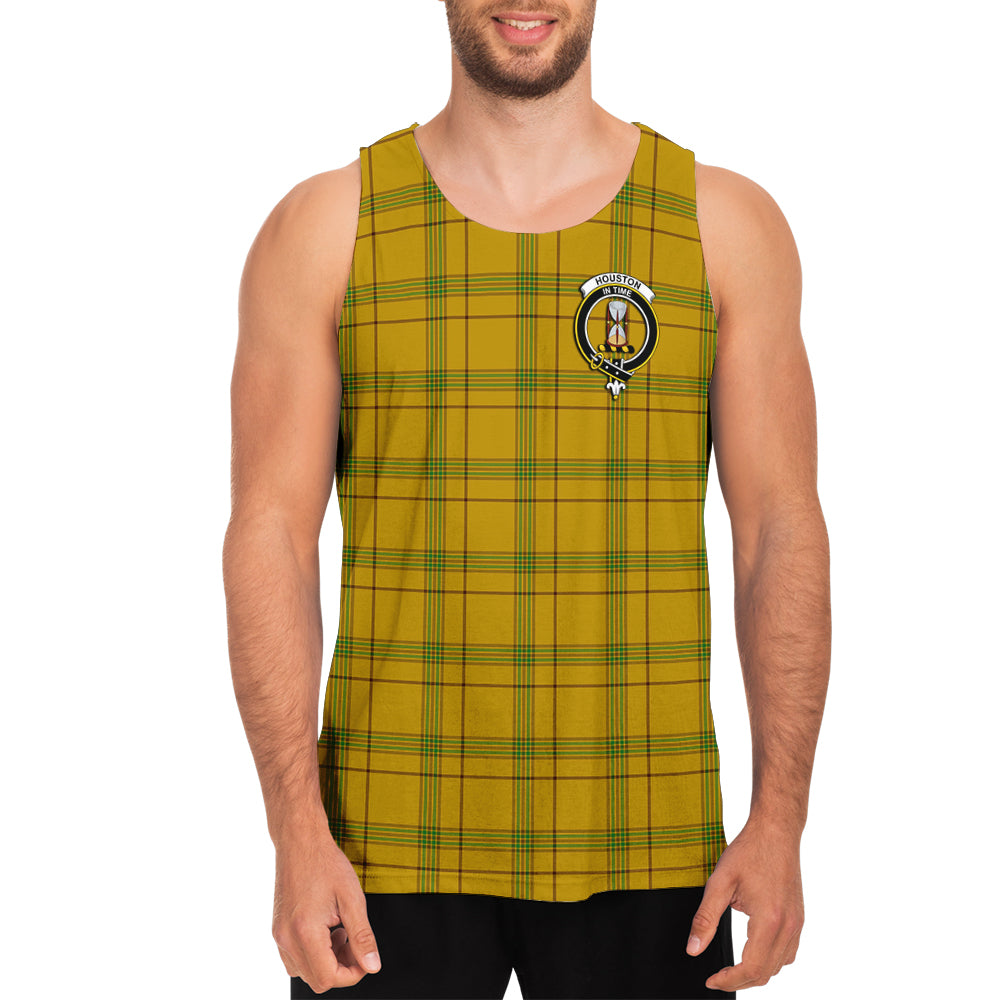 houston-tartan-mens-tank-top-with-family-crest