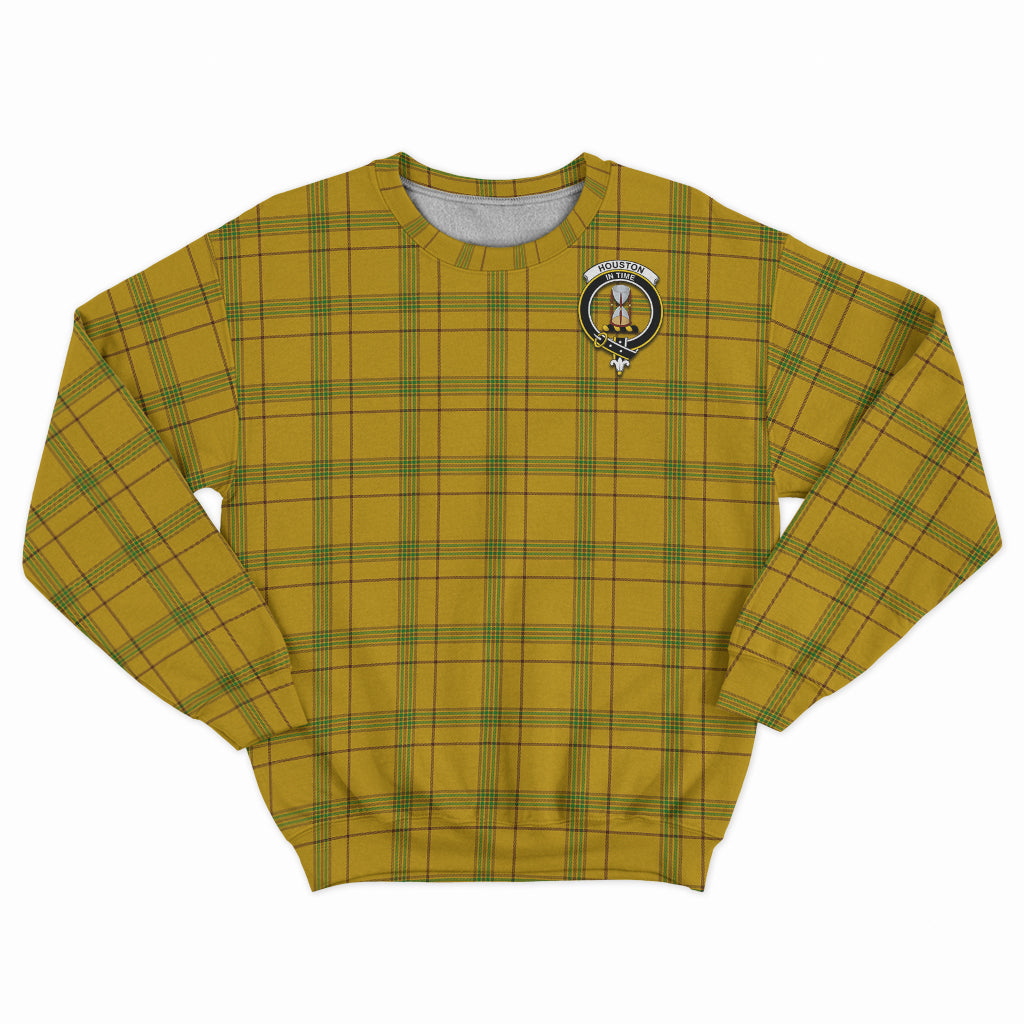 houston-tartan-sweatshirt-with-family-crest