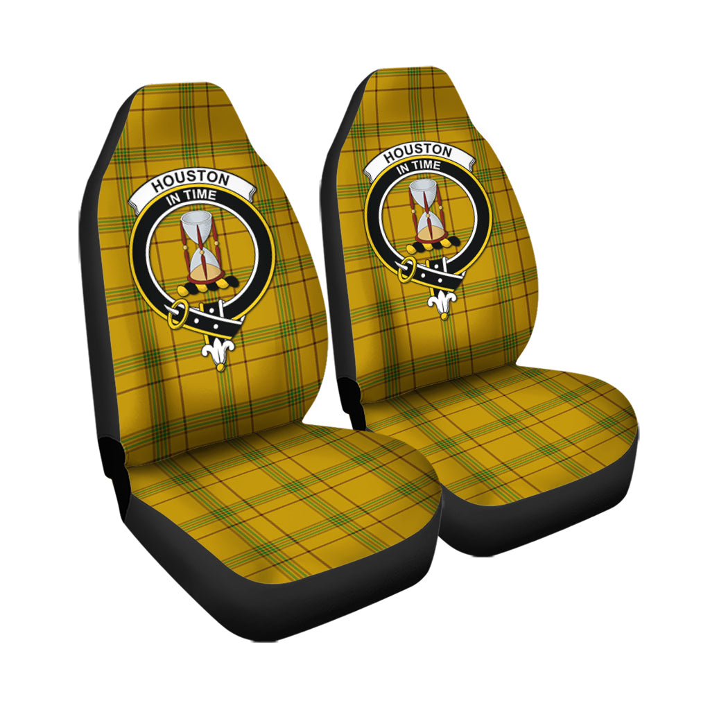 Houston Tartan Car Seat Cover with Family Crest - Tartanvibesclothing