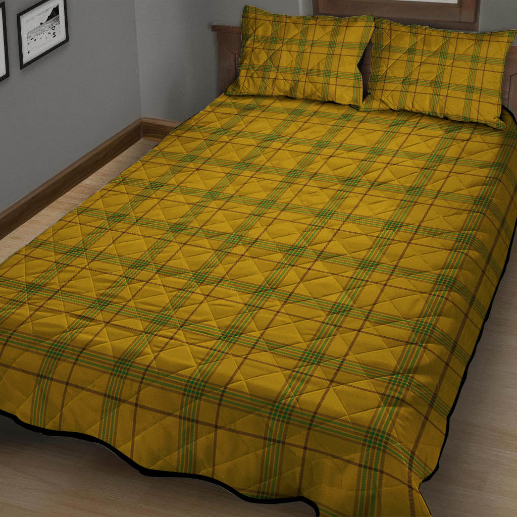 Houston Tartan Quilt Bed Set - Tartan Vibes Clothing