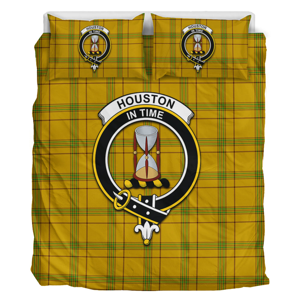 houston-tartan-bedding-set-with-family-crest