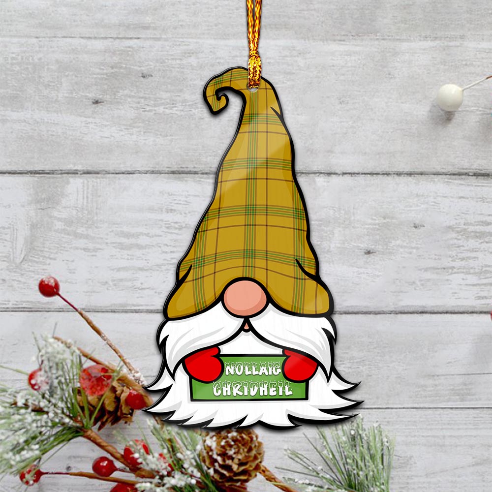 Houston Gnome Christmas Ornament with His Tartan Christmas Hat - Tartan Vibes Clothing