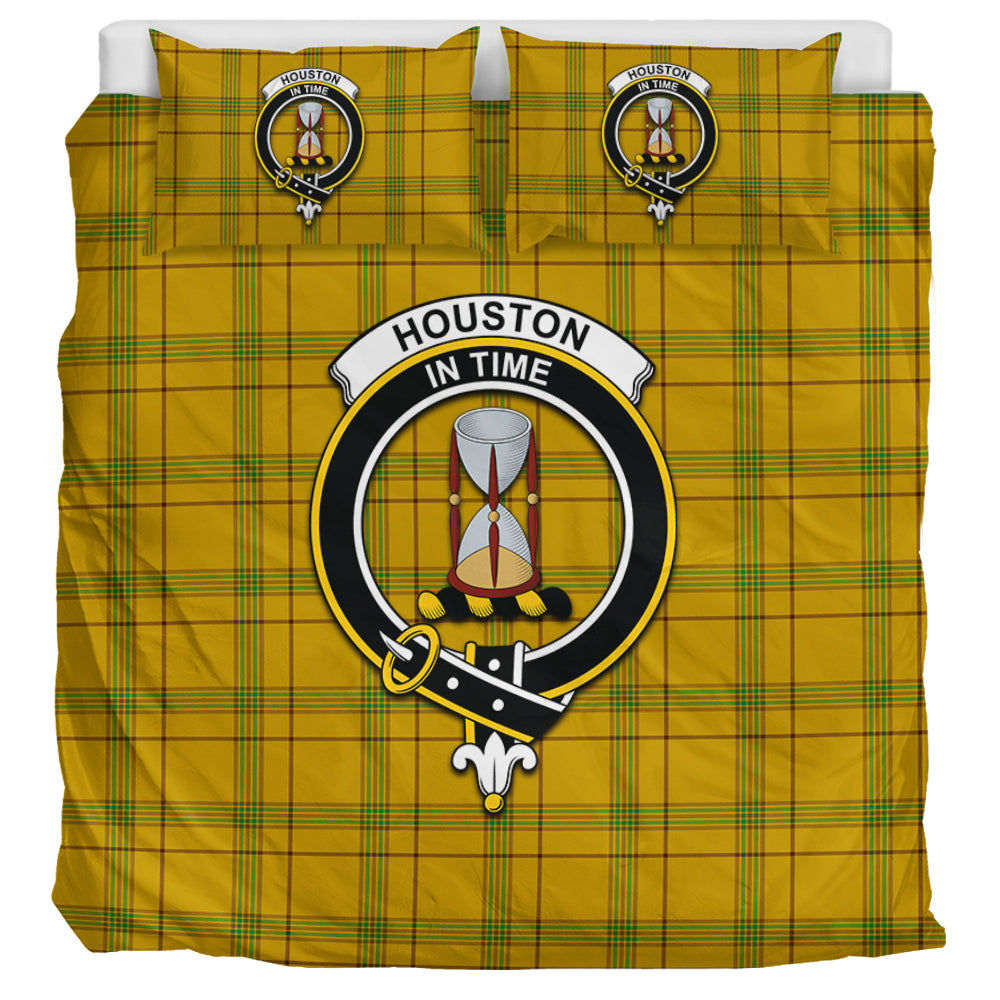 houston-tartan-bedding-set-with-family-crest