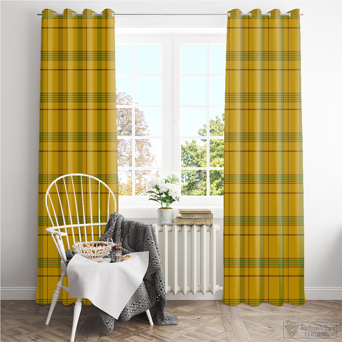 Houston Tartan Window Curtain