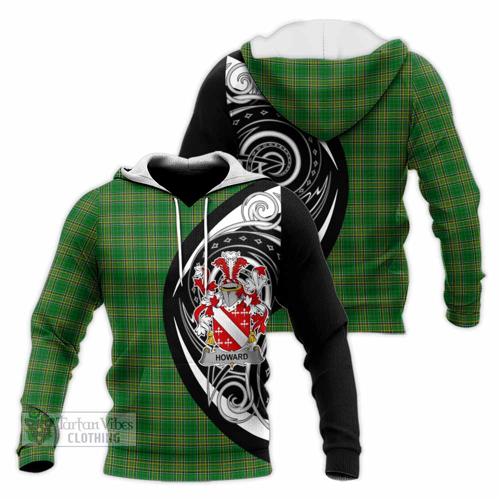 Howard Irish Clan Knitted Hoodie Celtic Circle Style - Tartan Vibes Clothing