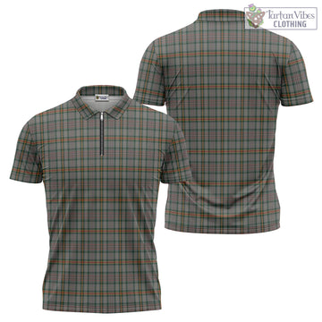 Howell of Wales Tartan Zipper Polo Shirt