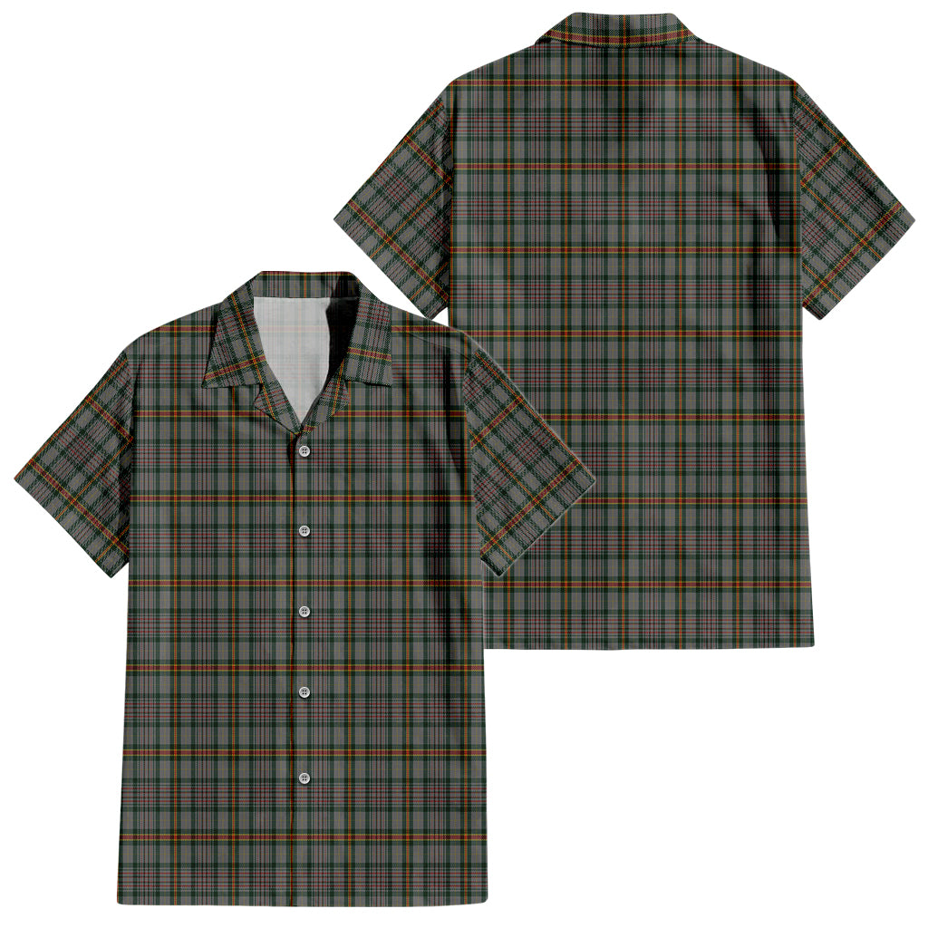 howell-of-wales-tartan-short-sleeve-button-down-shirt