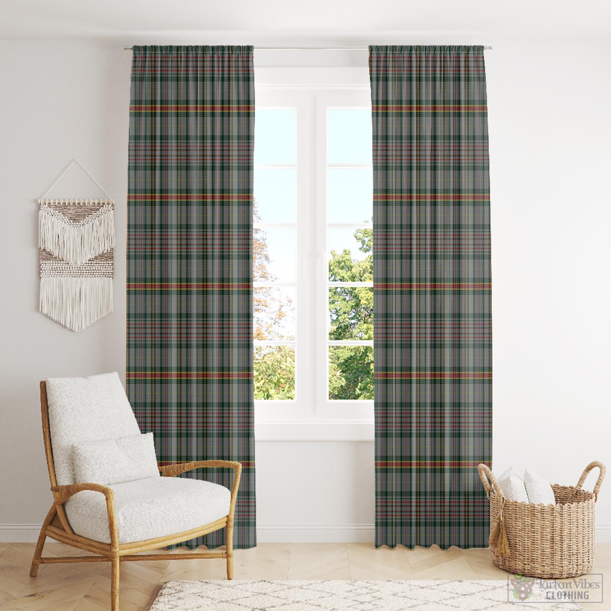 Howell of Wales Tartan Window Curtain