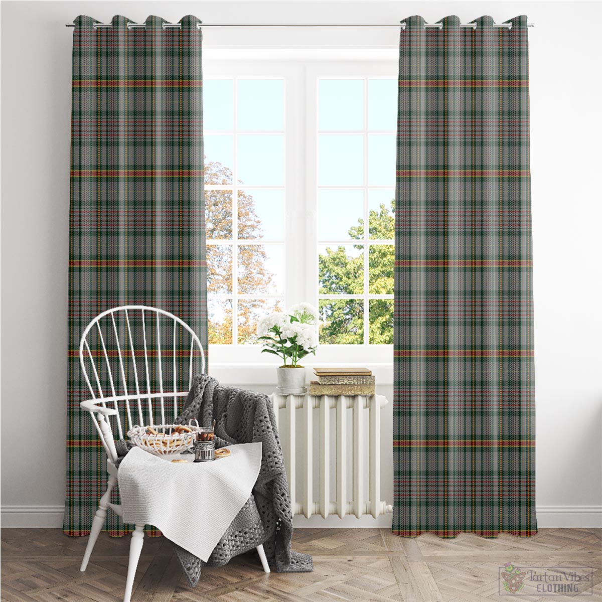 Howell of Wales Tartan Window Curtain