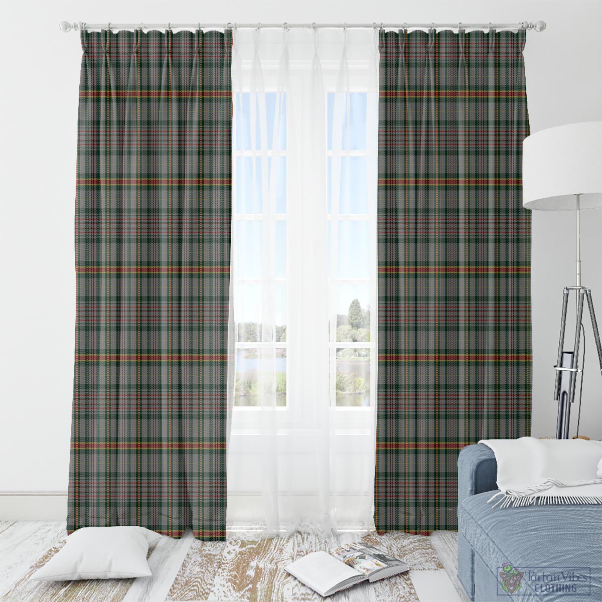 Howell of Wales Tartan Window Curtain