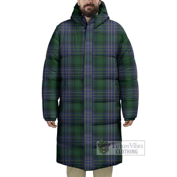 Hughes Tartan Long Down Jacket