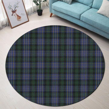 Hughes Tartan Round Rug - Tartan Vibes Clothing