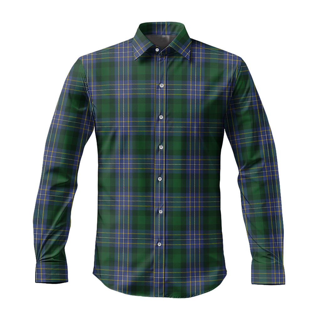 hughes-tartan-long-sleeve-button-up-shirt