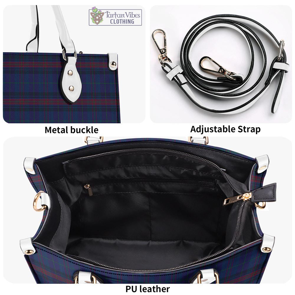 Tartan Vibes Clothing Hughes of Wales Tartan Luxury Leather Handbags