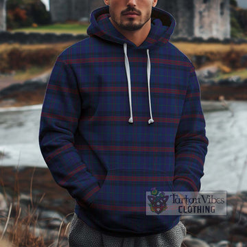 Hughes of Wales Tartan Cotton Hoodie