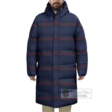 Hughes of Wales Tartan Long Down Jacket